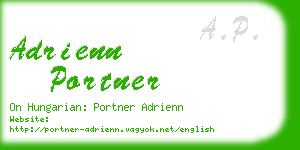 adrienn portner business card